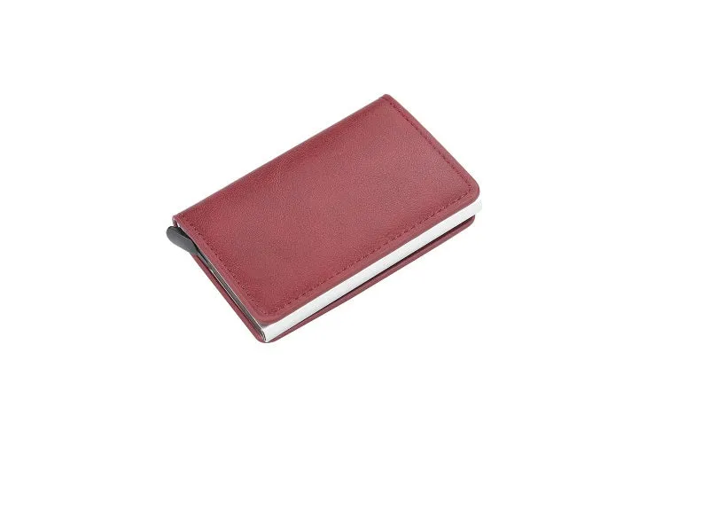 RFID Pop up Leather Multiple Slots Card Wallet Credit Card Holder