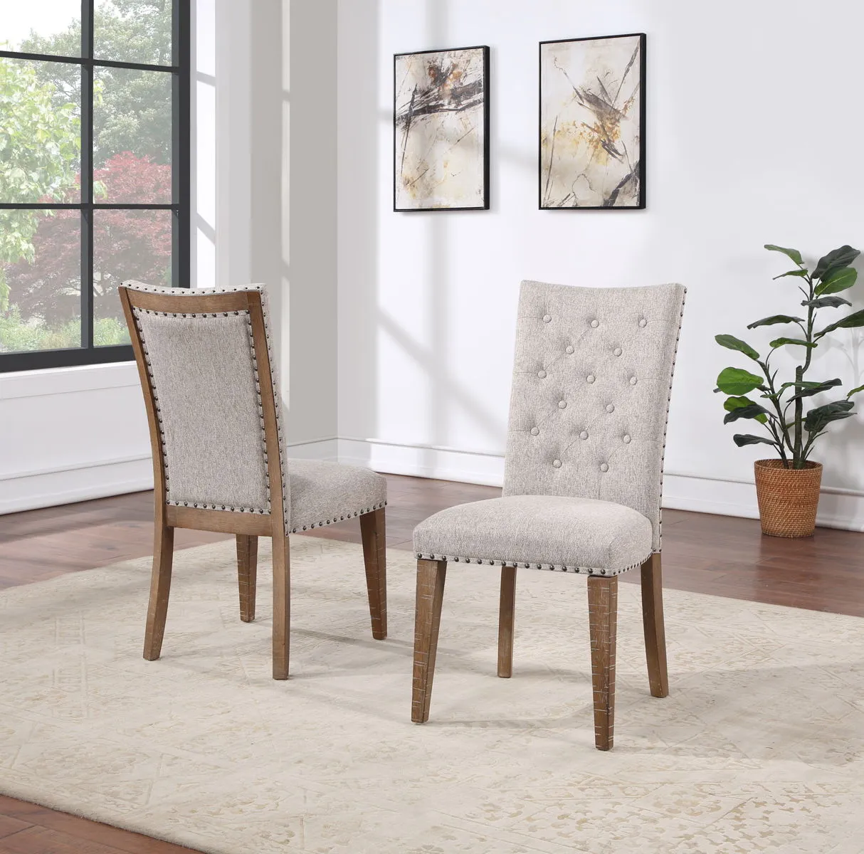 Riverdale - Side Chair (Set of 2) - Oatmeal