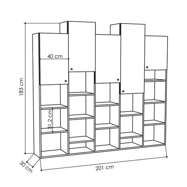 Rock Cabinet /Bookcase