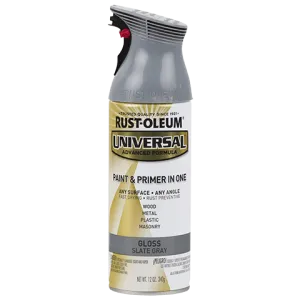 Rust-Oleum® Gloss Spray Paint Gloss Slate Gray (12 Oz, Gloss Slate Gray)