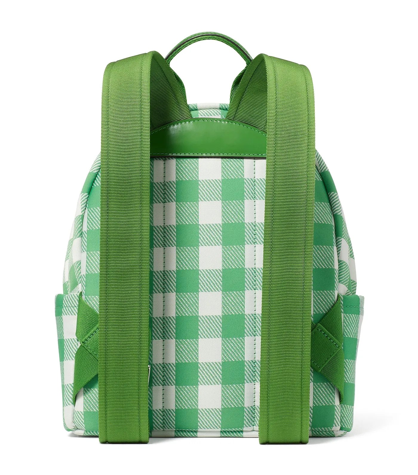 Sam Icon Gingham Printed Fabric Small Backpack Candy Grass Multi