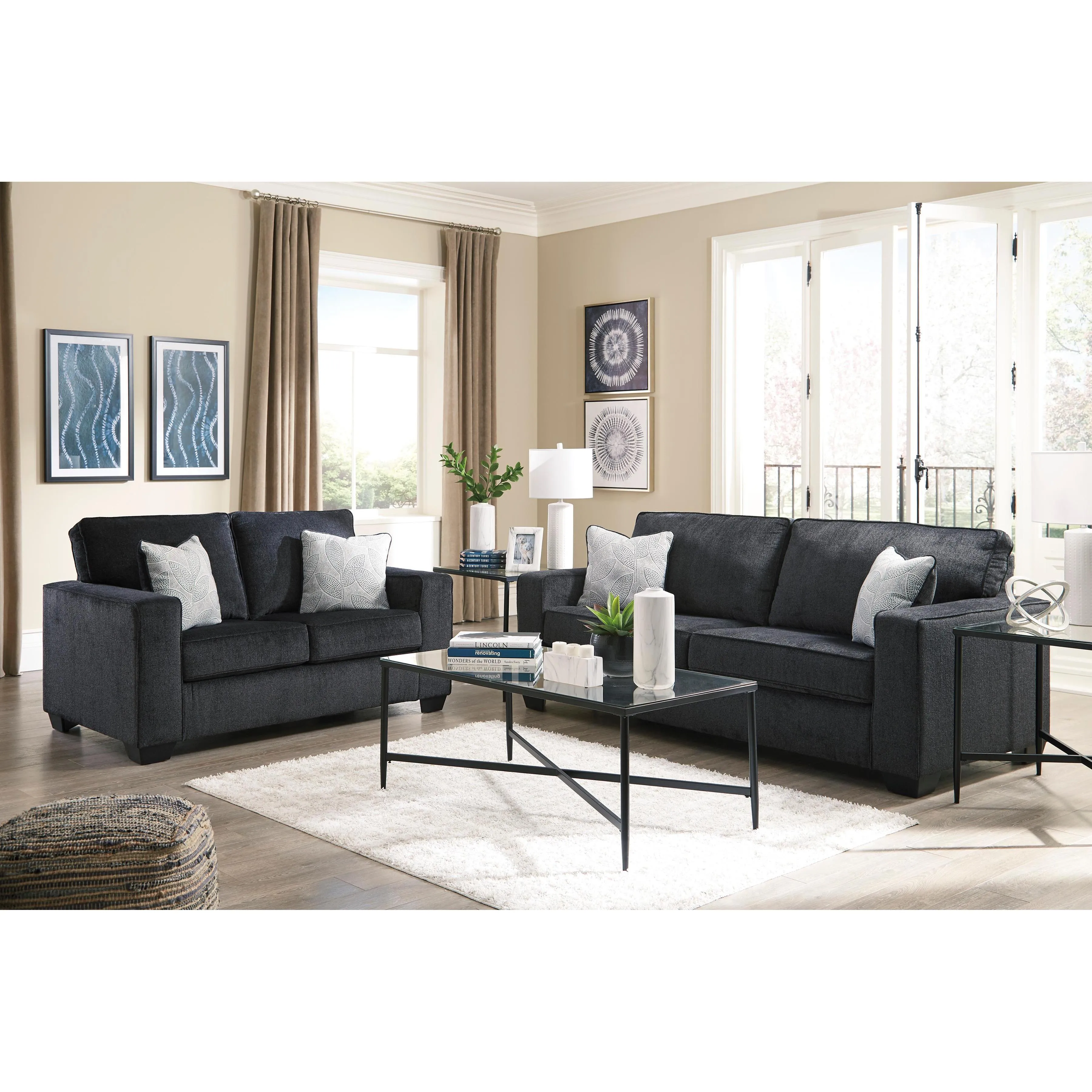 Signature Design by Ashley Altari 87213U10 3 pc Living Room Set