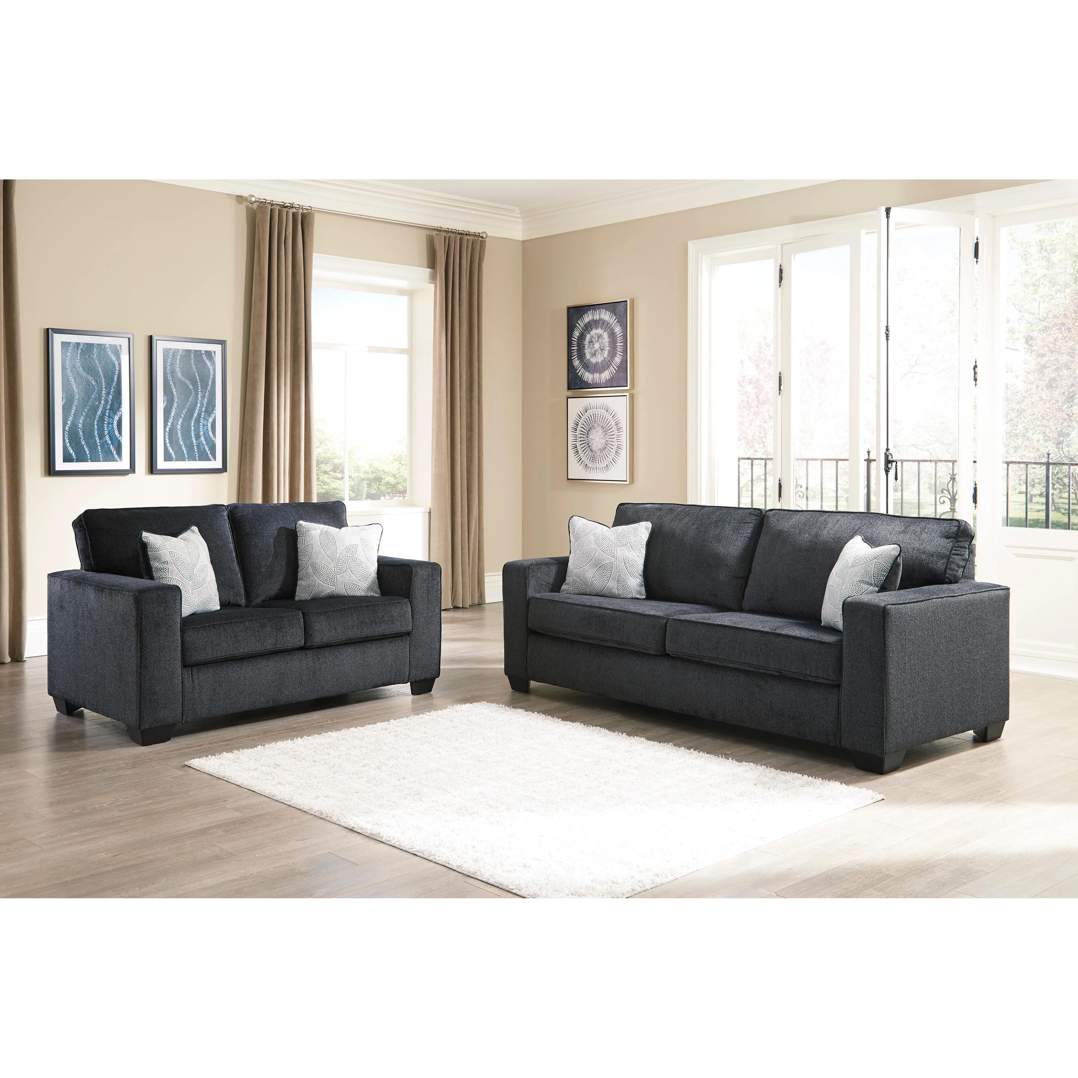 Signature Design by Ashley Altari 87213U10 3 pc Living Room Set