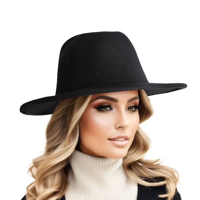 Solid Color Fedora Hat