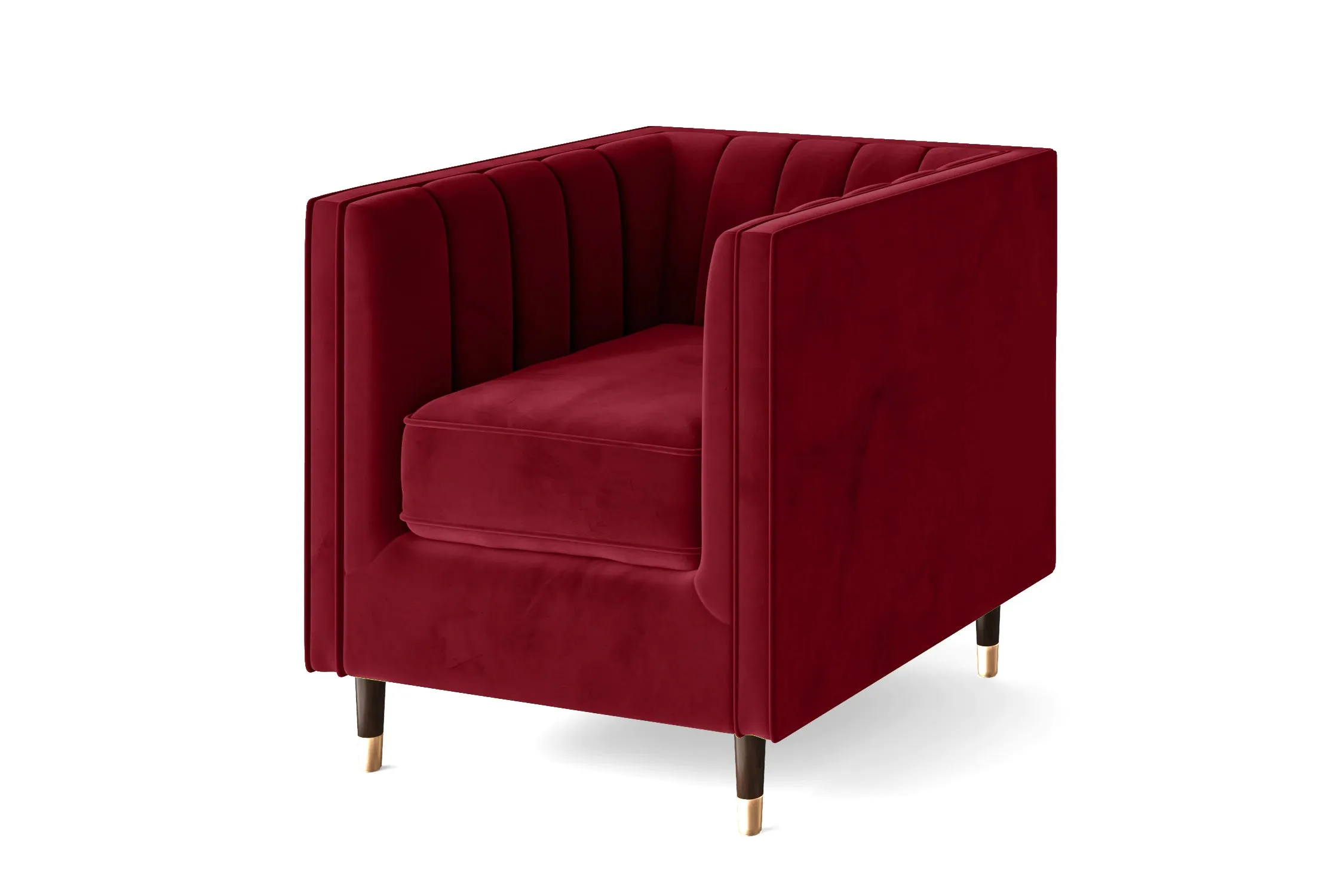 Tivoli Armchair Red Velvet