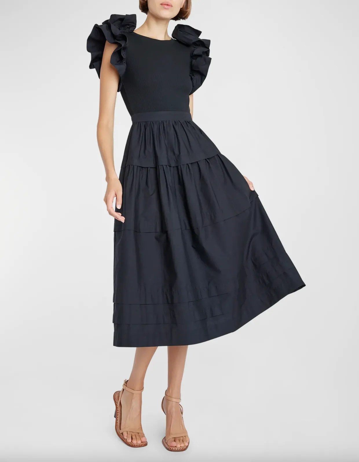 Ulla Johnson Francine Dress in Noir