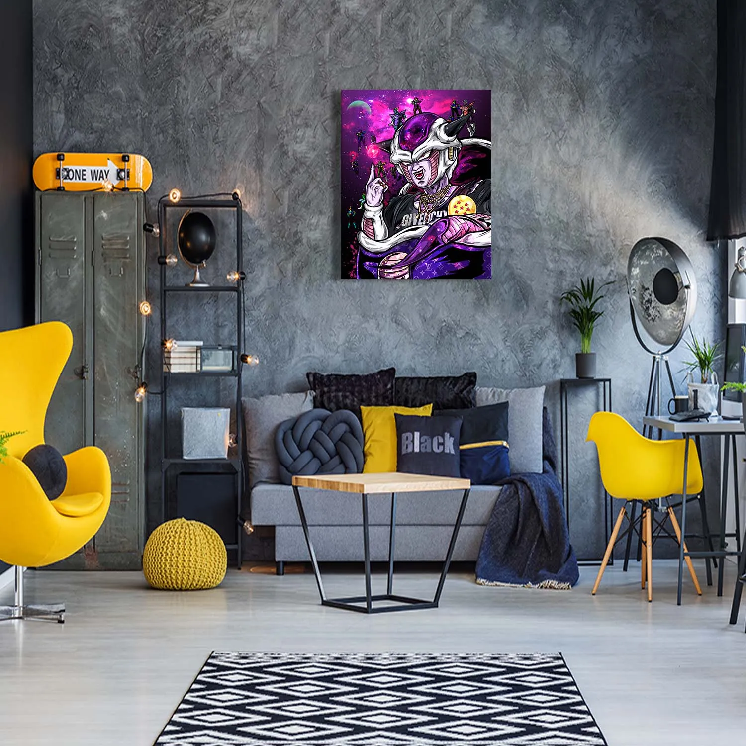 Universe Fighter Canvas Wall Art