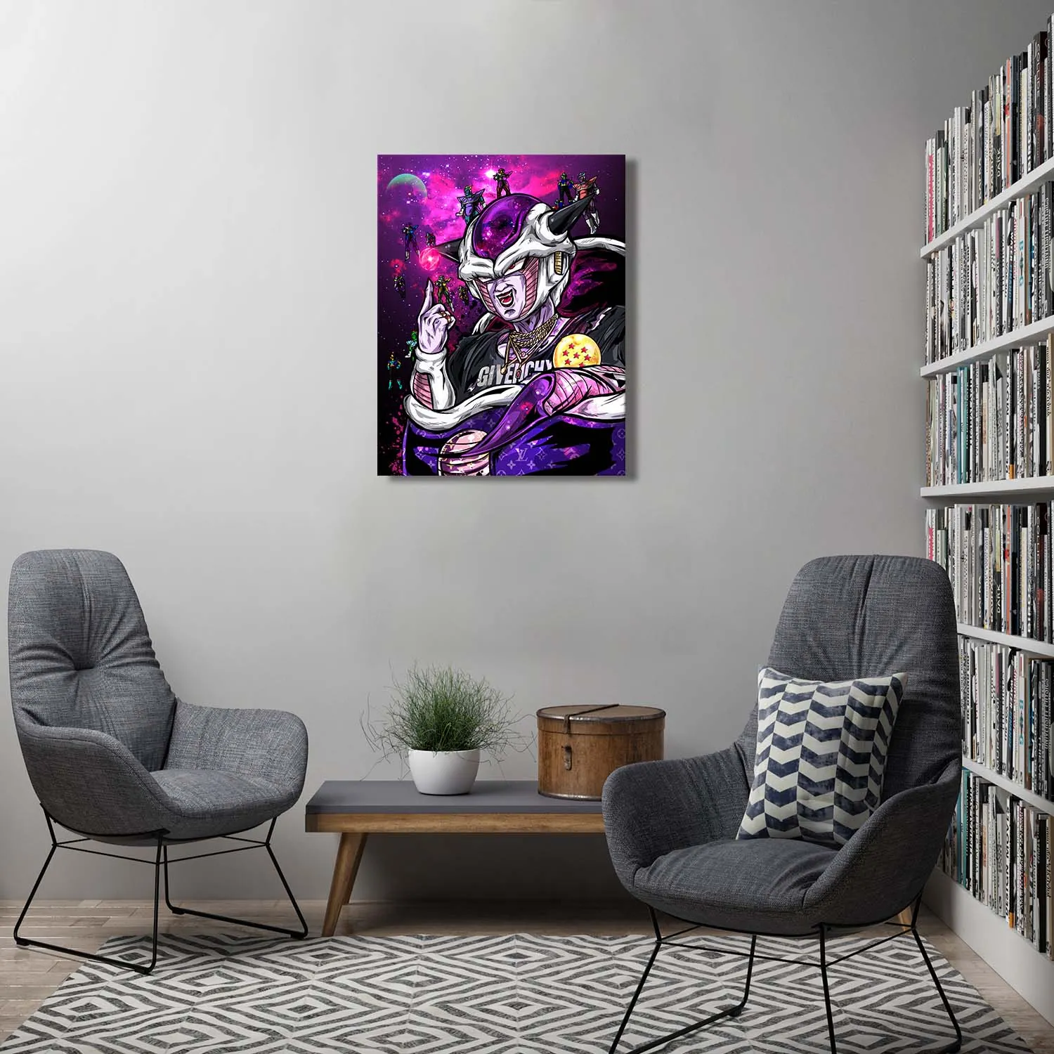 Universe Fighter Canvas Wall Art