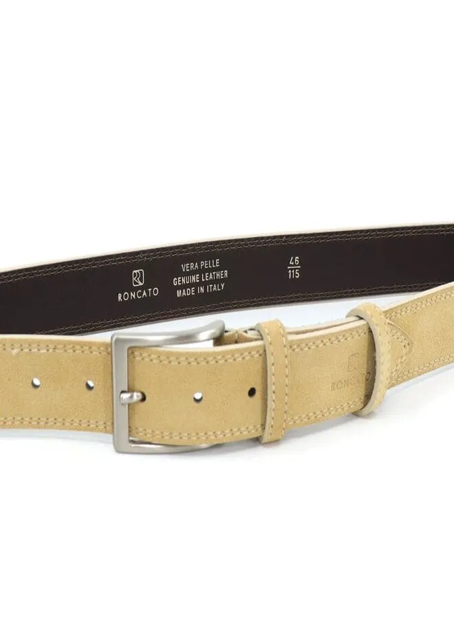 Upgrade Your Look with R RONCATO Genuine Leather Belt for Men - A Timeless Accessory for Every Occasion