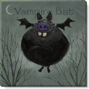 Vampire Bat Giclee Wall Art