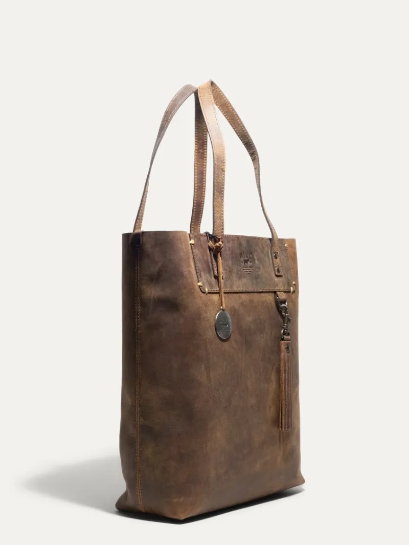 Will Leather Goods Tan Leather Tote Bag